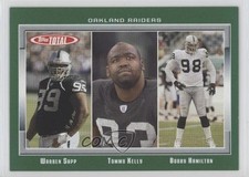 2006 Topps Total Warren Sapp Tommy Kelly Bobby Hamilton #277 HOF d0l