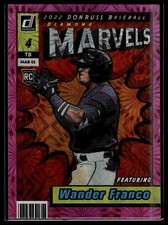 2022 Donruss #M-8 Wander Franco Marvels Pink Fireworks