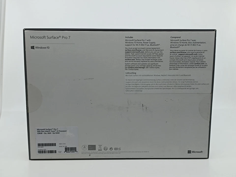 Microsoft Surface Pro 7 | i3 | 4GB RAM | 128GB SSD | 12,3" Touch _1,64_6 - Bild 2 von 4