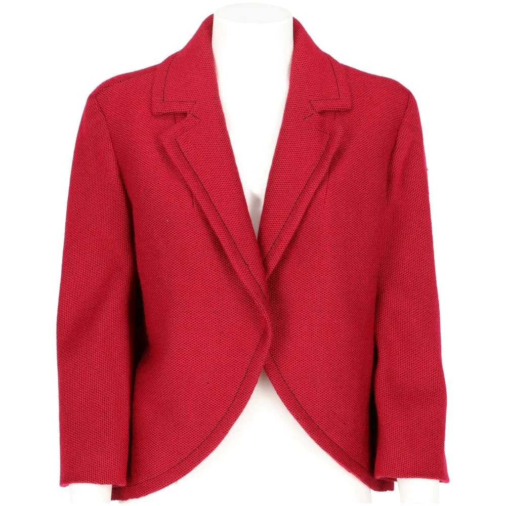 A.N.G.E.L.O. Vintage Cult X5060 Giacca Donna Vintage 50s In Lana Borgogna Si...