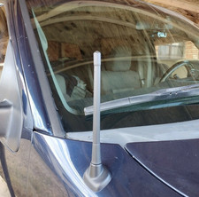 7 Short Black Rubber Antenna Mast Rod Radio Amfm For Ford Expedition 1997-1999