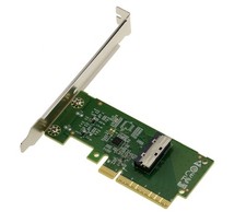 PCIe 5.0 Controller Card Adapter To MCIO 8i For NVMe M2 M3 U2 U3 SSD