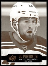 2021-22 Upper Deck UD Portraits Alexis Lafreniere New York Rangers #P-6
