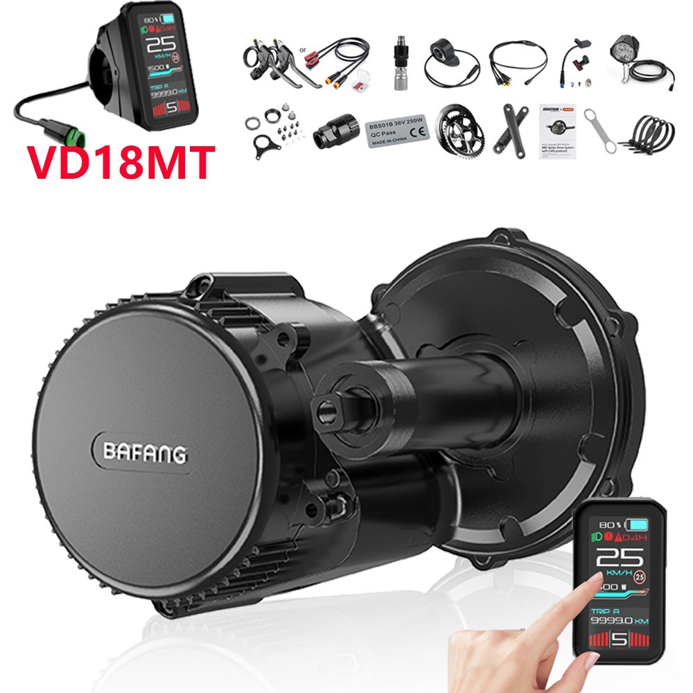 36V250W Bafang Mid Drive Motor Kit BBS01B Electric Bike Conv