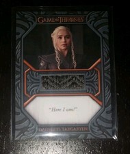 Daenerys Targaryen Costume Relic Card – Game of Thrones QC2 – Quote: “Here I Am”