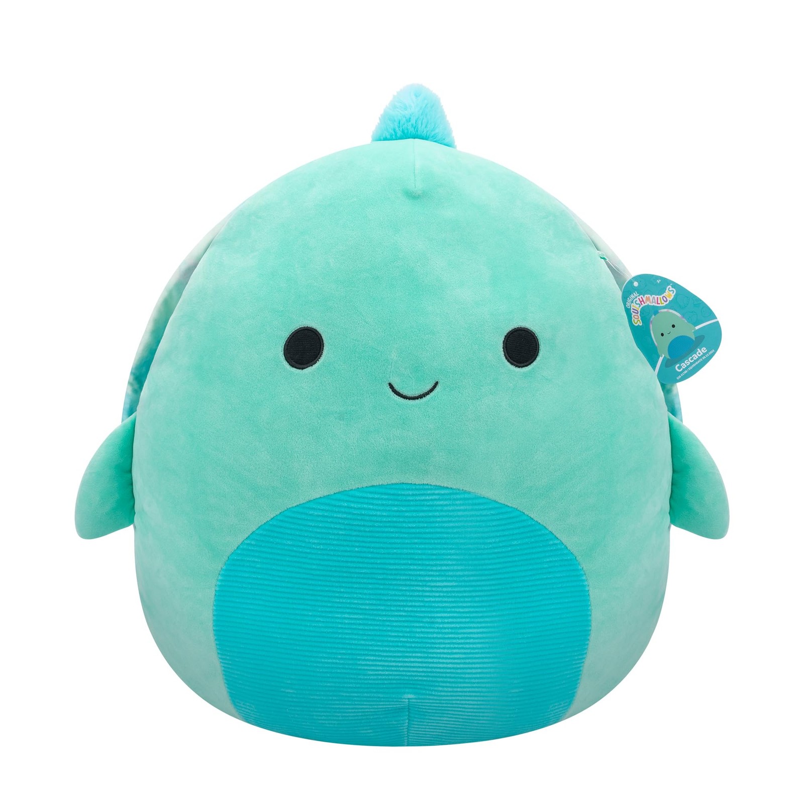 Peluche tortue bleu marine de 40 cm Cascade, le doudou coquille pour la vie