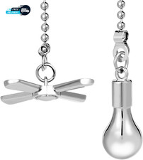 Ceiling Fan Pull Chain Ornaments 13.6 Inches Fan Pulls Extension Chains Set.