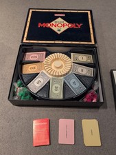 Waddingtons Deluxe Monopoly 1986 UK Edition Board Game RARE Vintage Complete