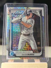 2024 Bowman - Chrome Prospects  Mojo Refractor #BCP-116 Jacob Burke (RC) PCWS