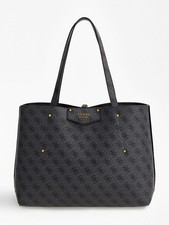 GUESS Elite Borsa Grande Set Con Marsupio E Portafoglio Eco Brenton Donna Coal