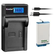 LCD3 Charger & 1 battery for GoPro MAX 360 Waterproof Action Camera