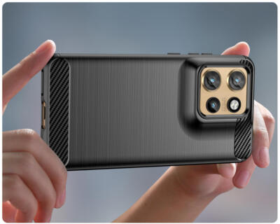 Custodia Motorola Moto Edge 50 Neo SDTEK - Fibra Carbonio 360°, Con Vetro Temperato E Kit Pulizia, Protezione Completa - 2