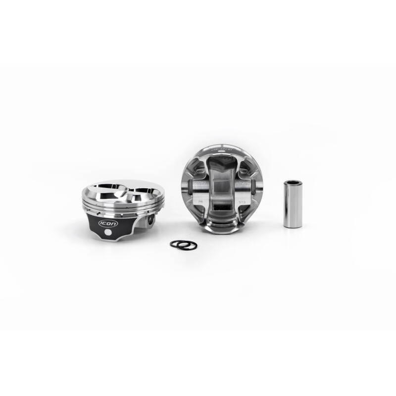 Icon Piston Set IC609.040; Premium 4.165" Bore 9cc Dome for Chevy 400