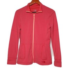 The North Face Coral Pink Lightweight Full Zip Jacket Small Vapor Wick