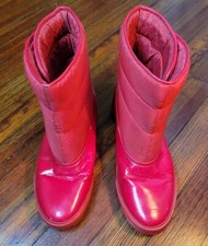 Botas de lluvia LACOSTE rojas para mujer talla 8