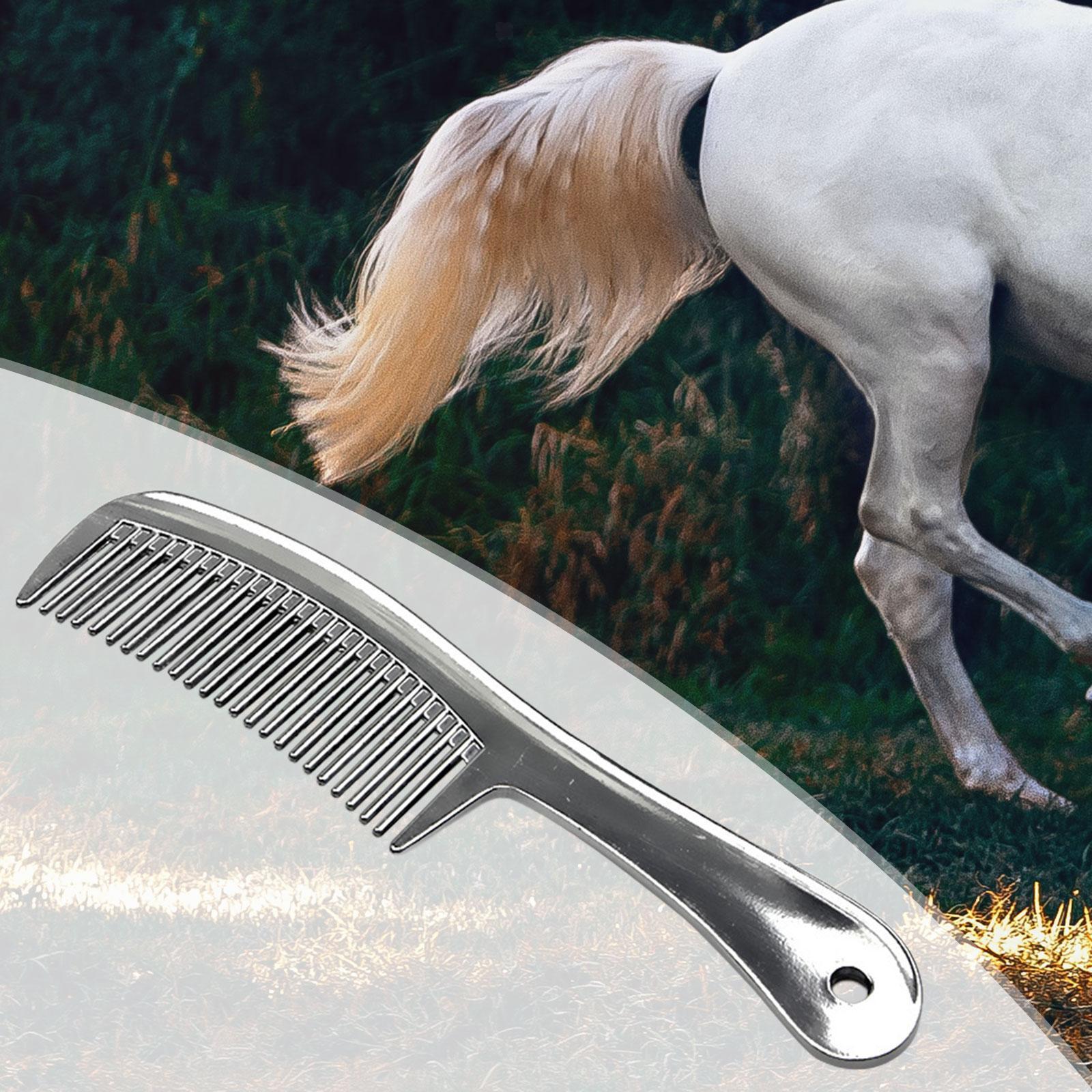Horse Comb Horse Brush Portable Grooming Tool Removing Tangles and Knots Curry