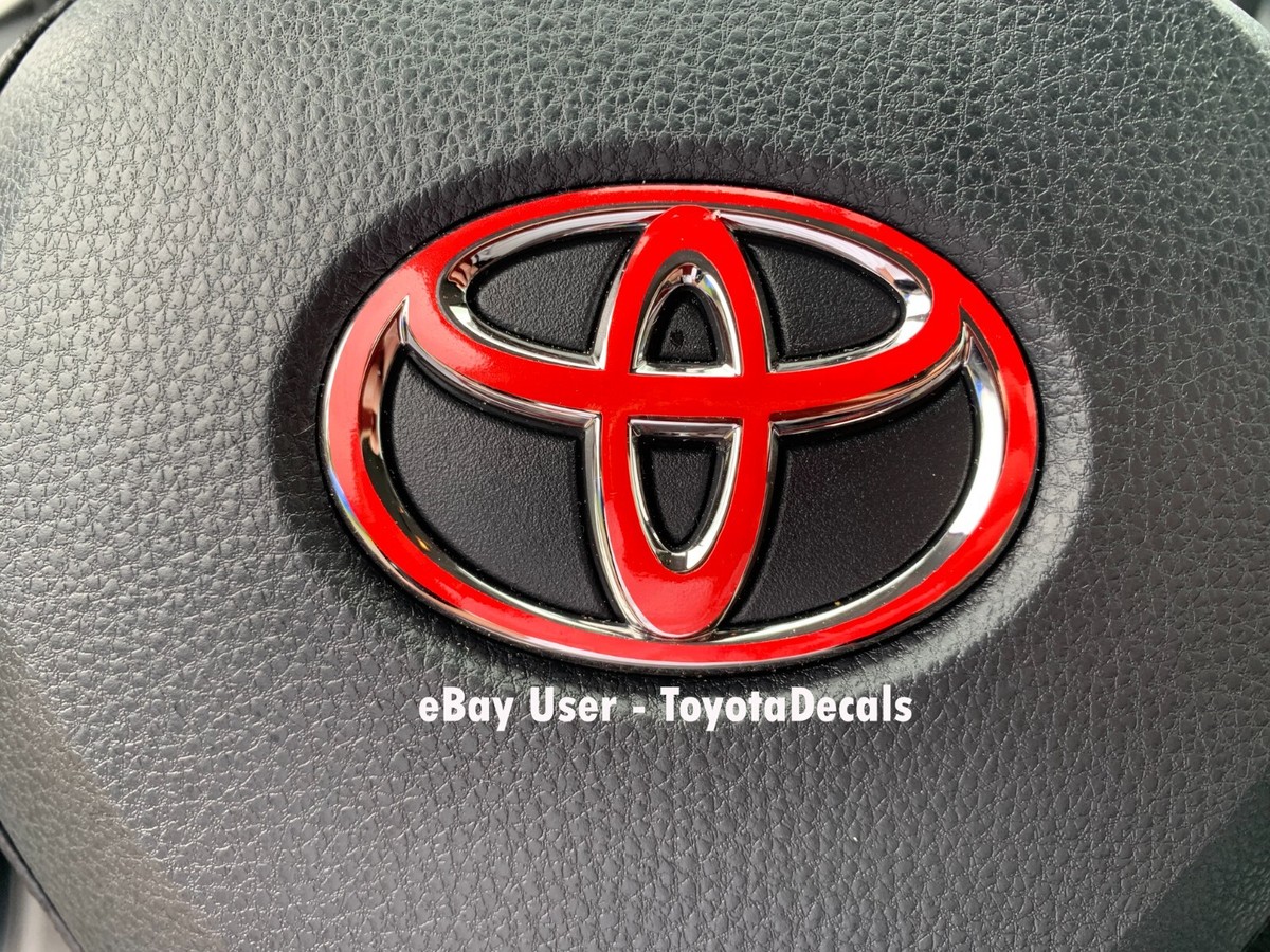 FITS Toyota RAV4 Steering Wheel Emblem Decal - 2018 2019 2020 2021 2022  2023