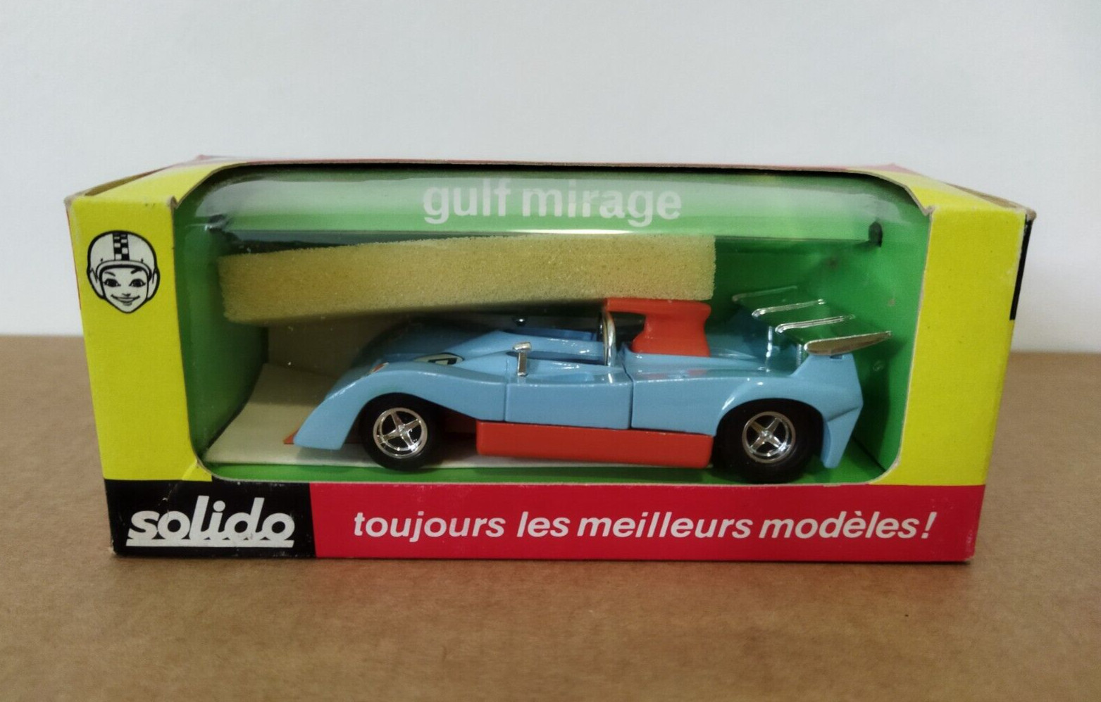 Solido 1/43 Gulf Mirage voiture de collection haut de gamme sous vitrine