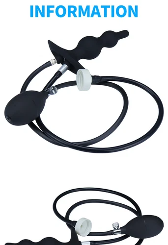 Silicone-Inflatable-Vaginal-Douche-Enema-System-Pump-Anal-Colon-Cleanser Women - Picture 11 of 13