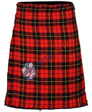 Scottish Traditional Handmade Wallace Tartan Kilt For Men - 8 Yard Tartan Kilts
