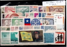 Lot de timbres du Chili Neufs