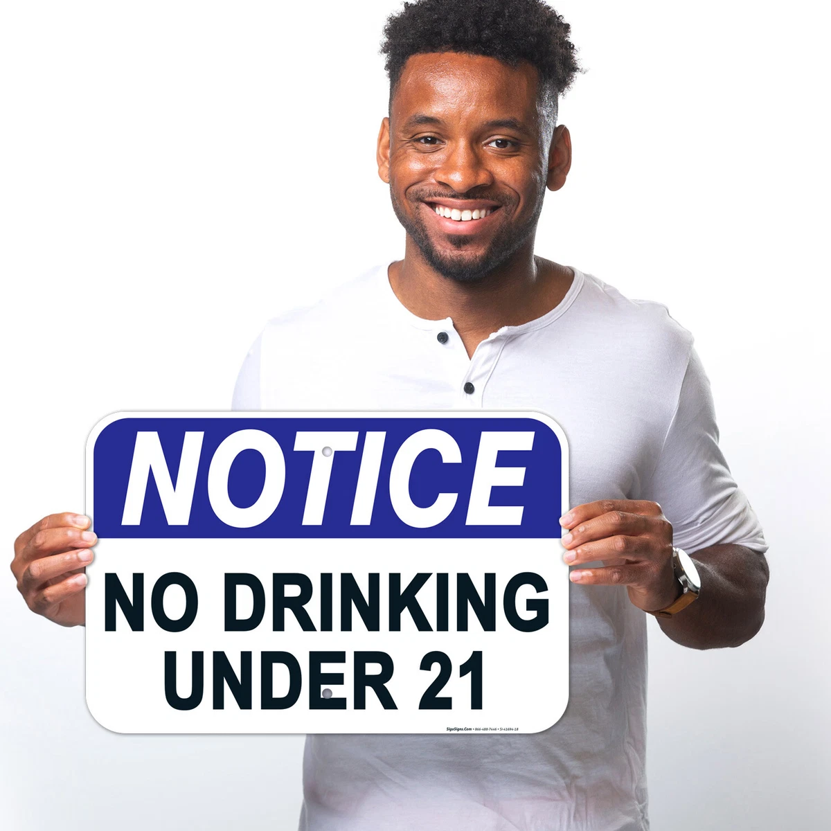 No Drinking Under 21 Signs