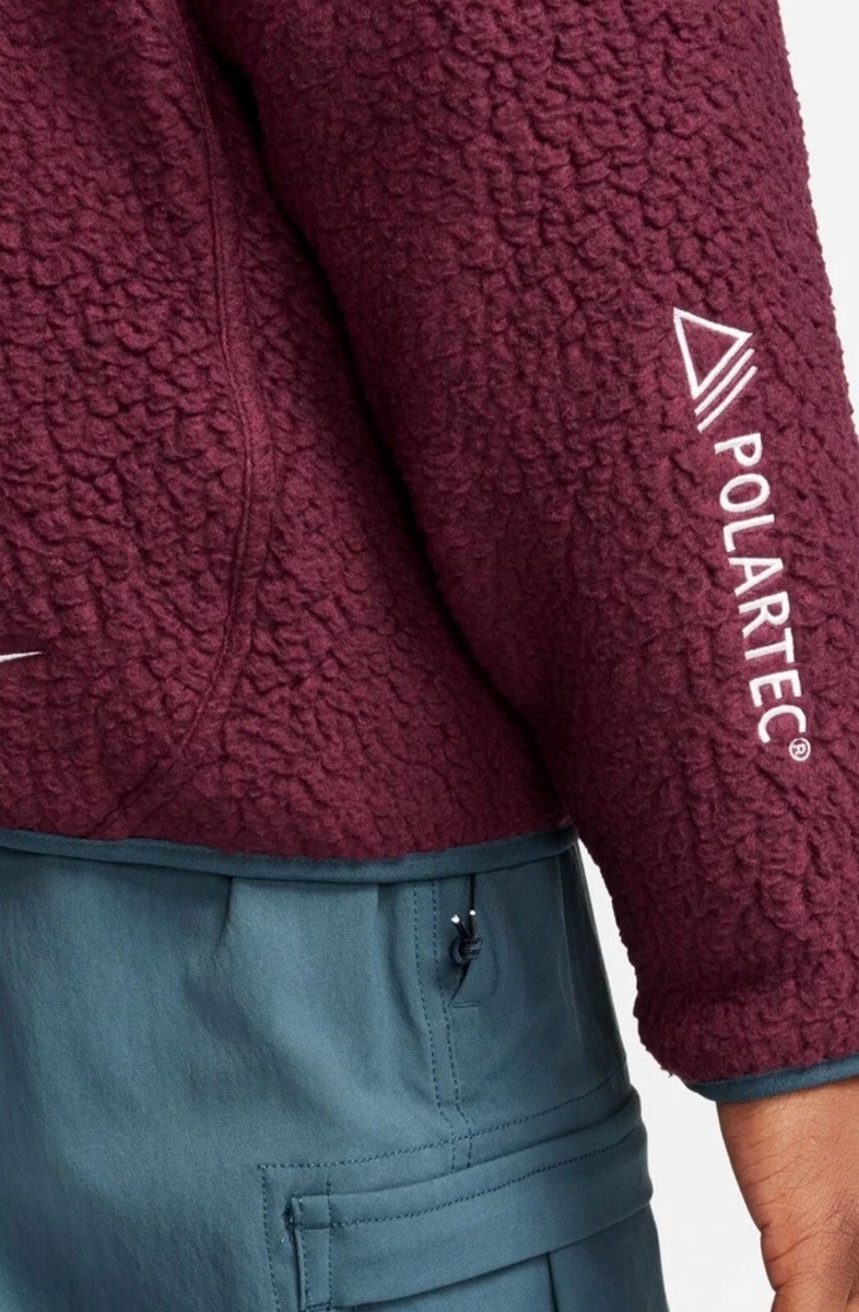 $180 Nike ACG Artic Wolf Sherpa Fleece Full Zip Jacket Top FN0372