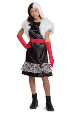 Brand New 101 Dalmatians Cruella de Vil Tween Costume