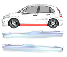 Für Citroen C3 2002- 2013 4/5 Tur Schweller Reparaturblech Satz/ L+R