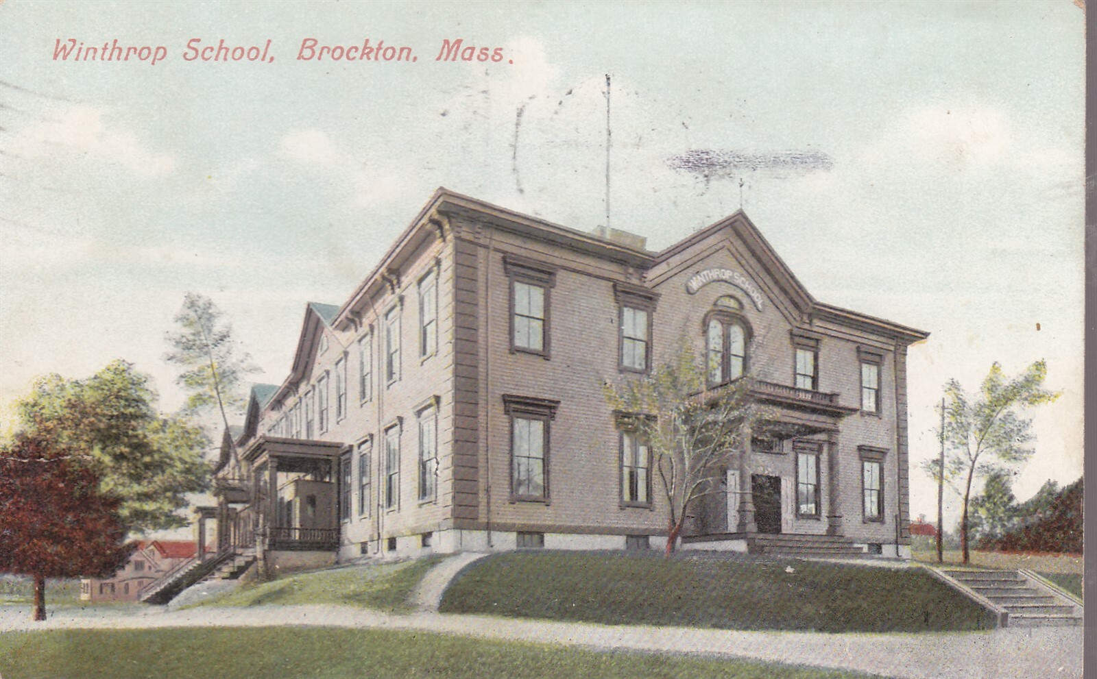 Brockton, MA Winthrop School eBay