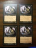 MTG Scourge Black Common Carrion Feeder x4 UNPLAYED Near Mint Cond