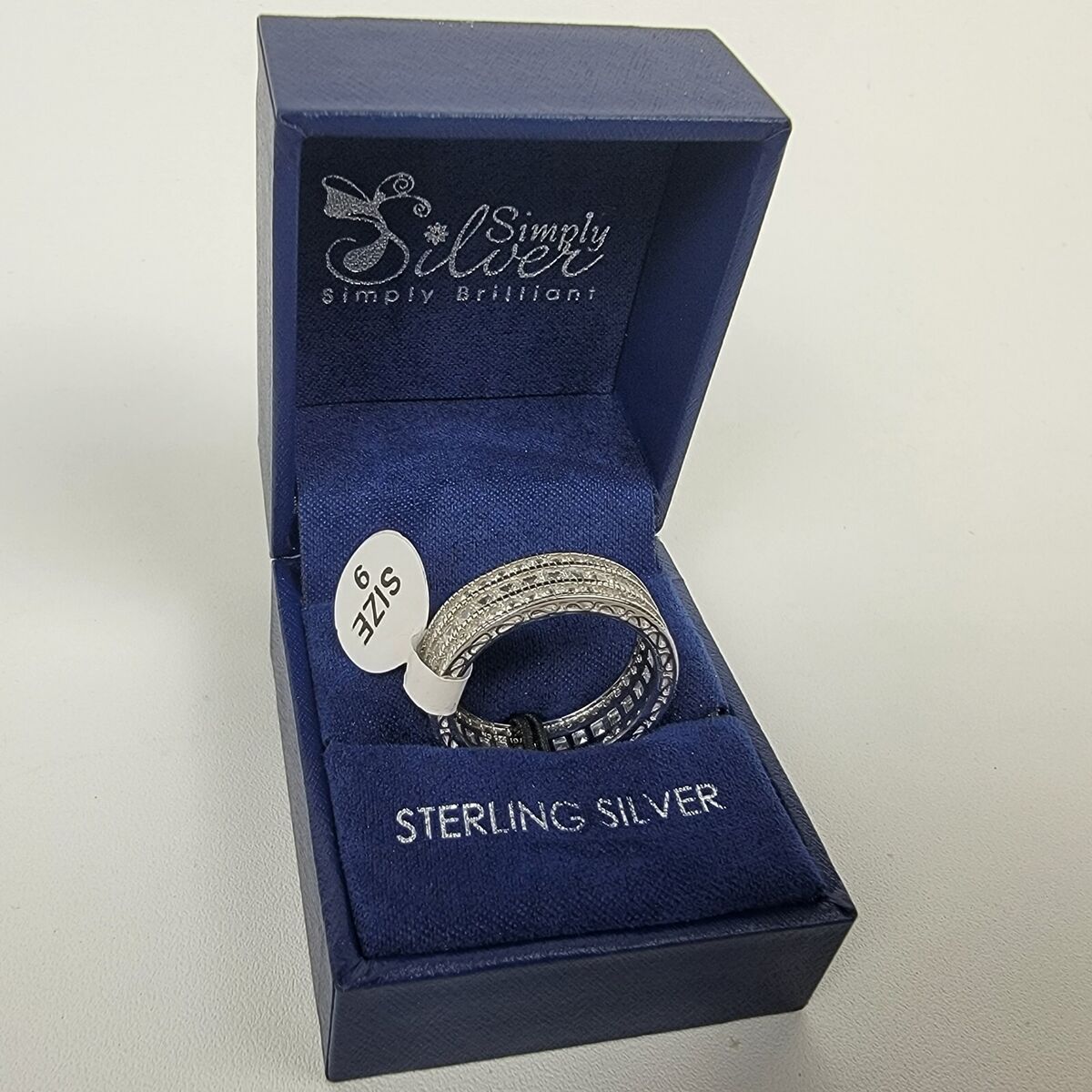 BRILLIANT STERLING SILVER RING SILVER BRILLIANT STERLING SILVER RING SILVER