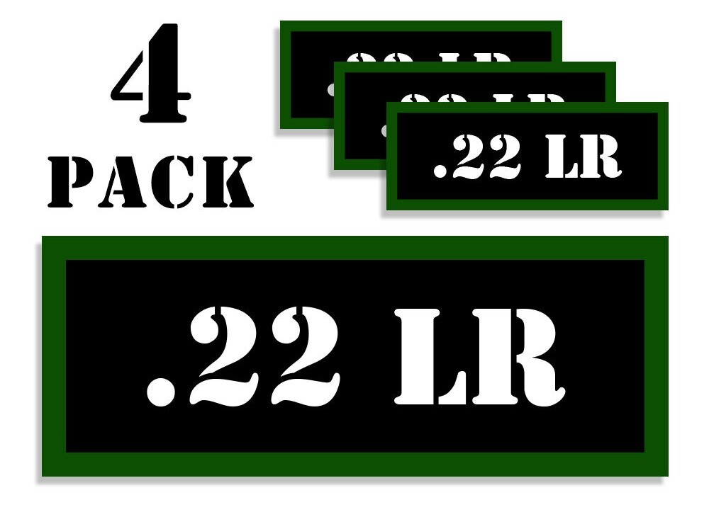 22 LR Ammo Can Label Stickers Decal Ammunition (4 pack) | eBay
