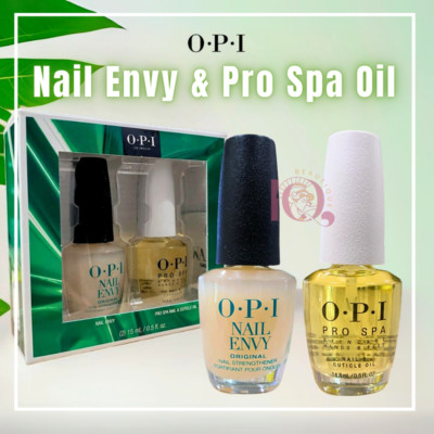 OPI Nail Envy Original & Pro Spa Nail Cuticle Oil Duo - NEW IN BOX