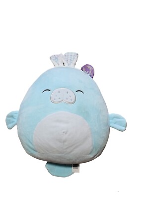 Kellytoy Squishmallow Abel The Bunny Easter 12'' Soft Plush Toy