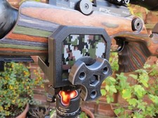 Shooting Saddle, Rifle Cradle, Hog/Pig Saddle, Clamp for Tripod and Primos Stick