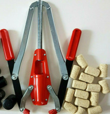 Weinverkorker 100x Wein Korke + 100x Gold Schrumpfkapseln Handverkorker Wein