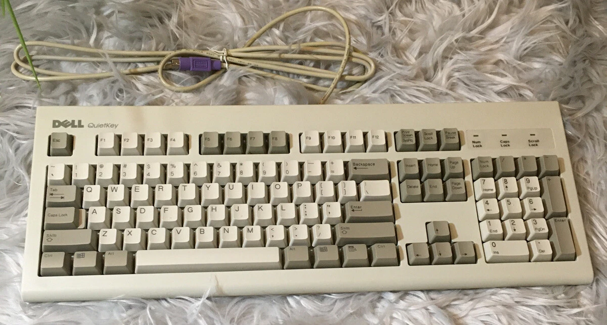 Dell QuietKey Key Board SK-8000. Very Nice. PS/2 | eBay