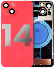 Back Glass With Steel Plate With MagSafe Magnet Pre-Installed For iPhone 14