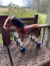 Steiff horse on wheels, Steiff Club, 420146