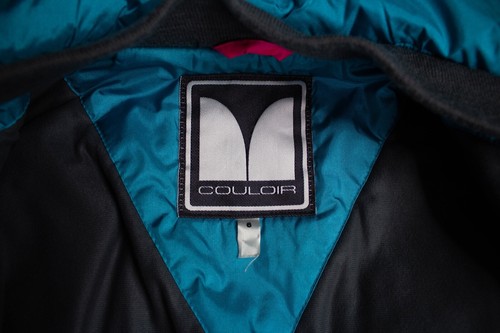Vintage Couloir Winter Ski Jacket Full Zip Hood Belt Fanny Pack Women's Size 6 - Picture 7 of 11