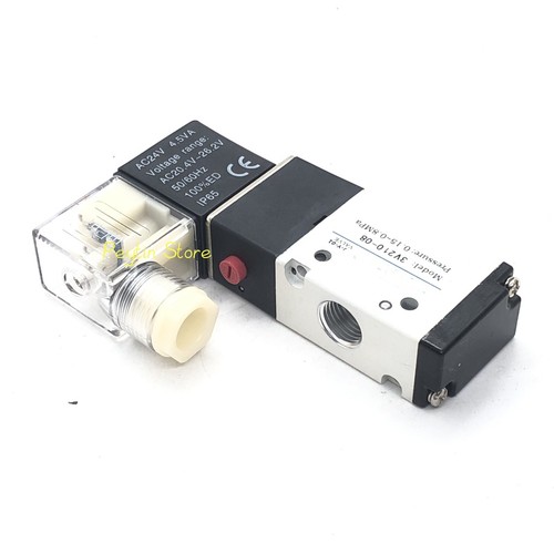 Electroválvula eléctrica neumática 1 pieza 3 vías 2 posiciones 3V210-08 1/4" BSP NO/NC - Imagen 2 de 9