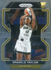 2022 Panini Prizm WNBA SPARKLE TAYLOR RC ROOKIE #43 BASE CARD SKY