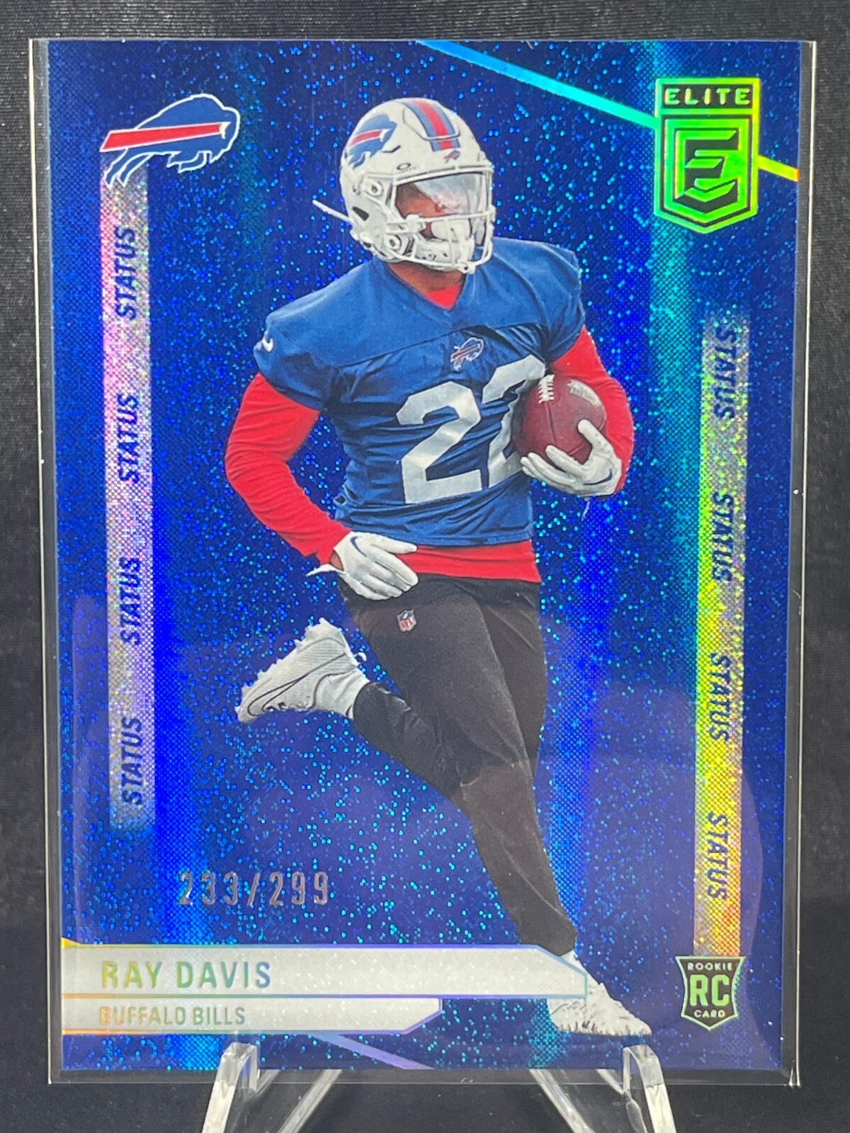 2024 Donruss Elite Blue Status Ray Davis /299 Rookie #154