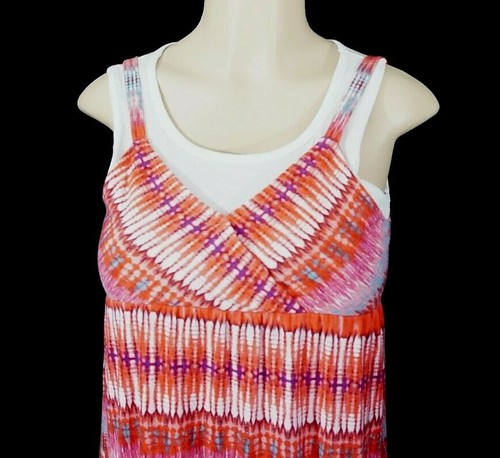 Girls Short Sleeve Maxi Dress Multicolor Sundress Speechless Size 16 - Picture 2 of 8