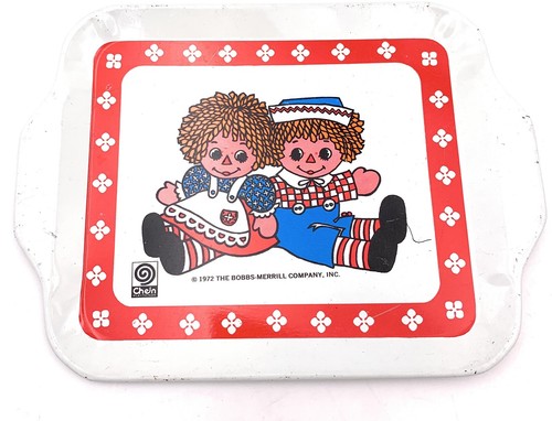 Raggedy Ann und Andy Mini Serviertablett Teller Deko Sammlerstücke - Bild 2 von 5