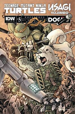 TMNT USAGI YOJIMBO WHEREWHEN #5 VARIANT CVR C 10 COPY INCV MYER IDW PUBLISHING