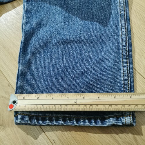 Wrangler Jeans Mens W34 L32 Blue Denim Regular Fit Straight Leg Zip - Picture 8 of 11