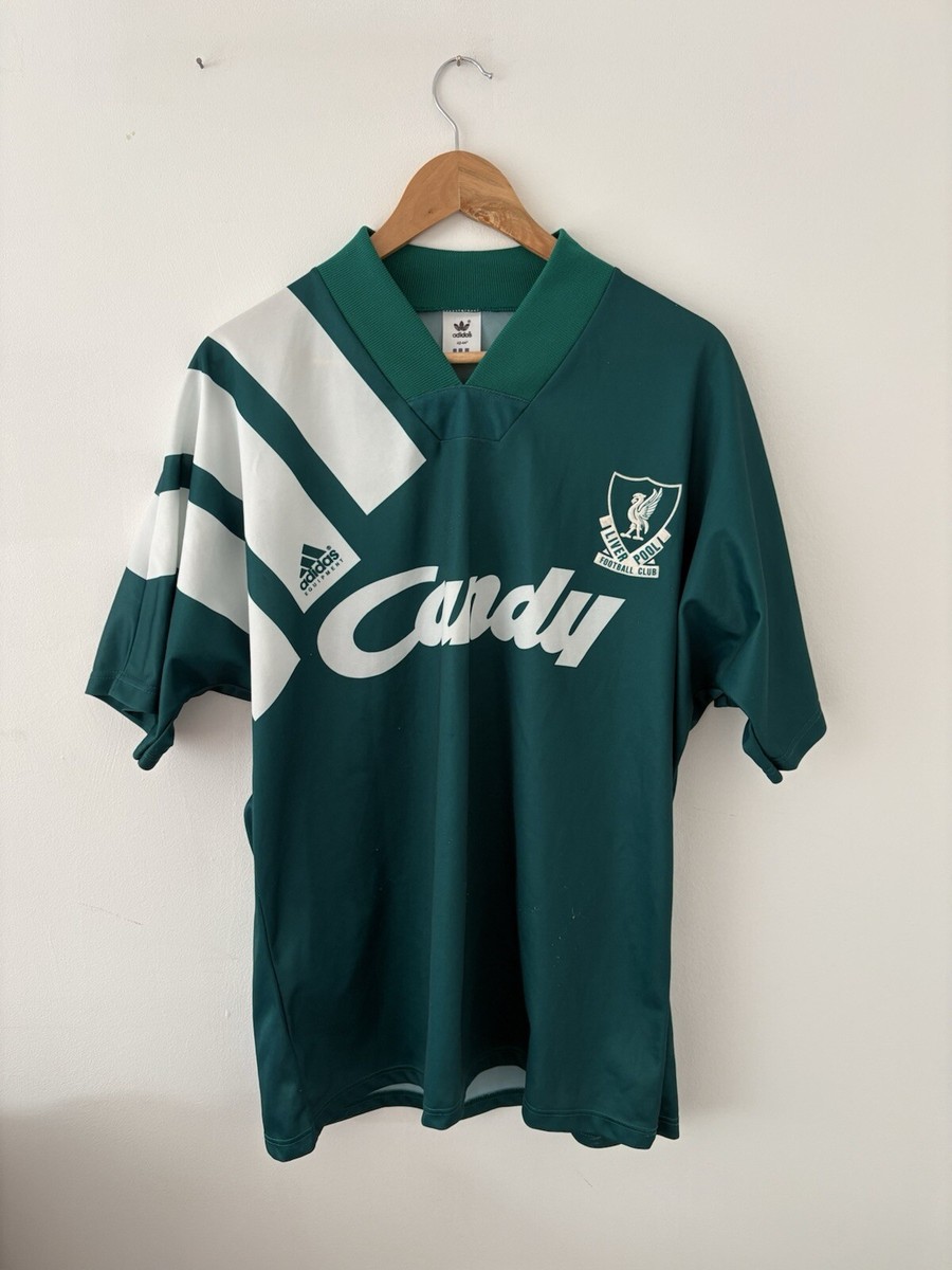 Original Liverpool away shirt, 1991/92, candy, XL UK