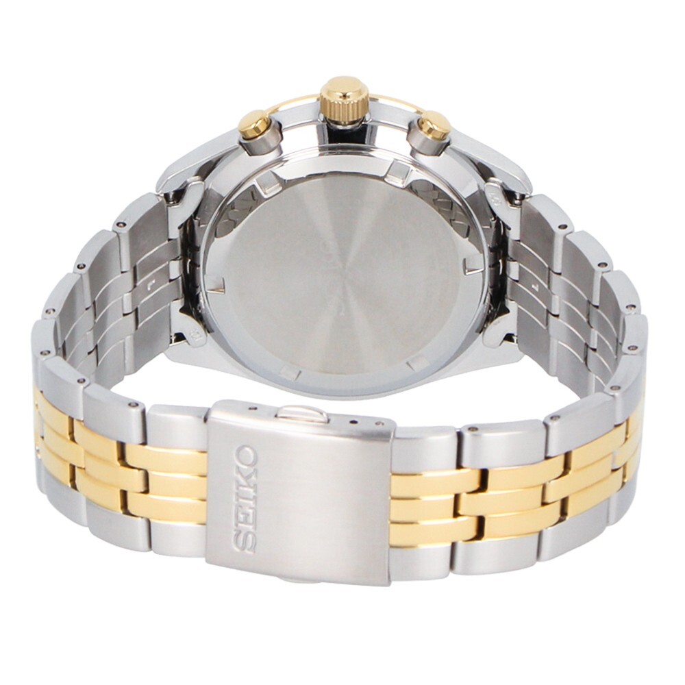 SEIKO CHRONOGRAPH SSB430P SSB430 Men Analog Quartz Silver